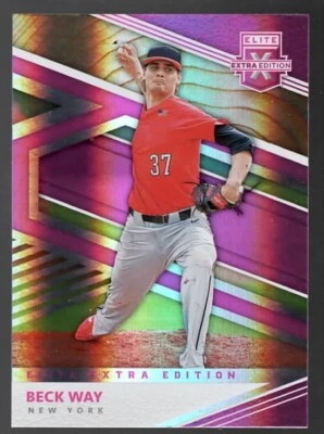 2020 Beck Way Elite Extra Edition Baseball Pink New York #136 - Image 1 of 2