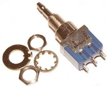 8N1021 NIDEC MOMENTARY PUSH BUTTON SWITCHES ON-MOMENTARY SPDT 6.5MM CIRCULAR PAN - Image 1 of 1