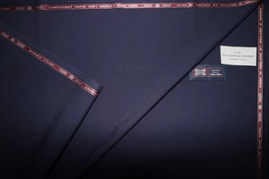 TELA DE TRAJE DE LANA DE LUJO HOLLAND & SHERRY 100% SUPER 120 *Snowy river* 3,0 m - Imagen 1 de 12