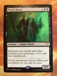 MTG Death Baron Commander: Innistrad: Midnight Hunt Near-Mint Black Rare!! - Bild 1 von 2