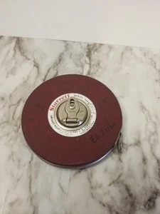 Starrett Special vintage 100 piedi Nastro in acciaio cromato satinato - Foto 1 di 5