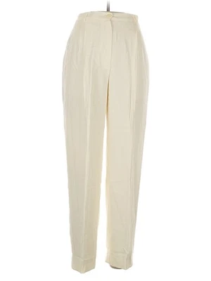 Pantalones de vestir informales de esquina para mujer marfil 10 Foto 1 de 4