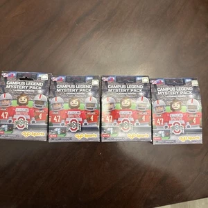 Set Of 4 Ohio State Minifigs, AJ Hawk , Brutus Buckeye, Or Santonio Holmes. - Picture 1 of 4