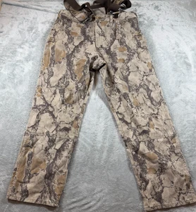 Vintage Wrangler 97GR1NG Camouflage Jagdhose 36x30 USA Made Hosenträger 80er - Bild 1 von 11