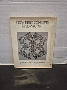 GEOMETRIC CONCEPTS IN ISLAMIC ART 1976 LARGE BOOK TABLE BOOK - Picture 1 of 4