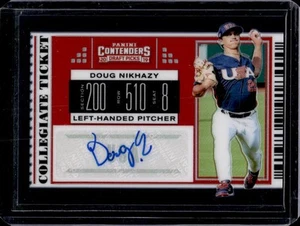 2019 Prizm Draft Picks Doug Nikhazy Auto #77/150 Prizm #116 USA - Picture 1 of 2