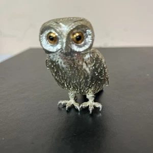Vintage Chrisrofle Paris Silver Owl - Picture 1 of 9