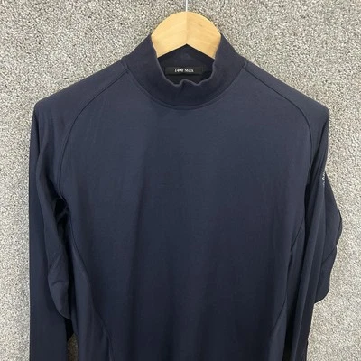 Camisa de golf activa Zero Restriction para hombre grande azul T400 rendimiento simulado Foto 1 de 4