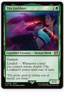 MTG Tifa Lockhart 0206 Final Fantasy Non Foil Rare - Picture 1 of 6