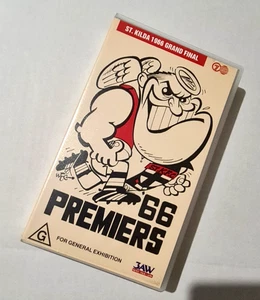 ST. KILDA vs COLLINGWOOD 1966 GRAND FINAL VIDEO VHS NOT DVD AFL VFL FOOTY SEALED - Picture 1 of 3