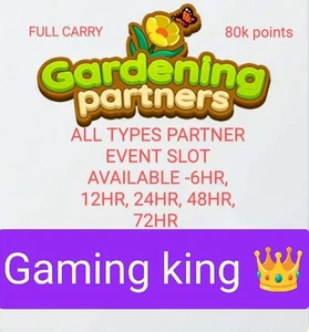 1 x Slot Take Time Up To - 72HR ( Mono-poly Go Sticker) Gardening Partner Event - Picture 1 of 1