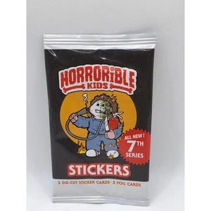 Horrorible Kids Stickers 7th Series Magic Marker Art Halloween - Picture 1 of 2