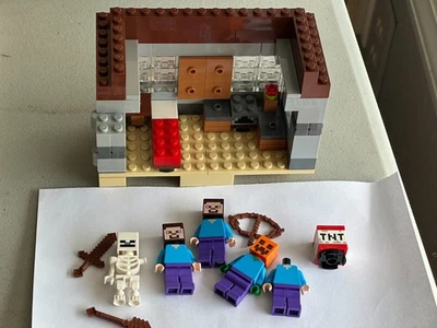 LEGO Minecraft лот - частичный 21115, Стив, тыква Стив, скелет - Изображение 1 из 4