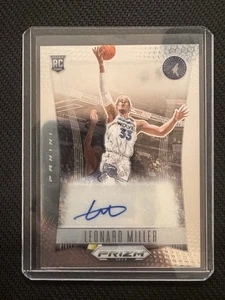 2023-24 Panini Prizm Deca -Signatures Leonard Miller #DS-LMI Silver Prizm AU, RC - Bild 1 von 2