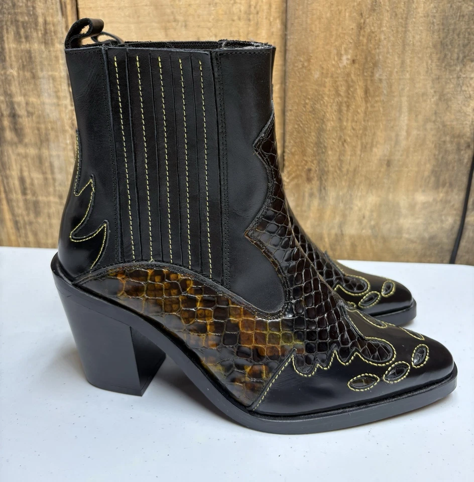 Ковбойские сапоги KURT GEIGER LONDON Damen Snake Detail размер 37 - Изображение 1 из 1