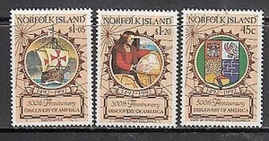 Norfolk - Mail Yvert 510/2 MNH Christopher Columbus - Picture 1 of 1