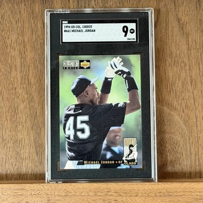 1994 Collector's Choice Michael Jordan "Baseball Rookie Card" #661 SGC 9 MINT - Image 1 of 2
