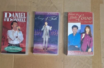 VHS Video Tapes Daniel O’Donnell x 3 Job Lot  - Image 1 of 4