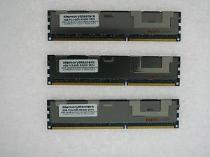 12GB (3 X 4 GB) MEMORY FOR DELL POWEREDGE R810 R910 2Rx4 Registered - Picture 1 of 1