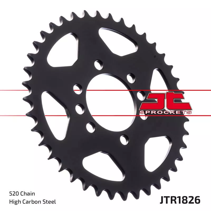 JT Steel Rear Sprocket 39 39T Tooth Z400 KFX400 LT250R LT160 LT230E S LT250S - Image 1 of 4