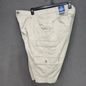 Mens George Size 44 Beige Below The Knee Cargo Shorts With Stretch Cotton Blend - Picture 1 of 9