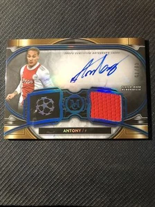 2021-22 Topps Museum Collection UCL Antony auto relic /75 sapphire - Picture 1 of 2