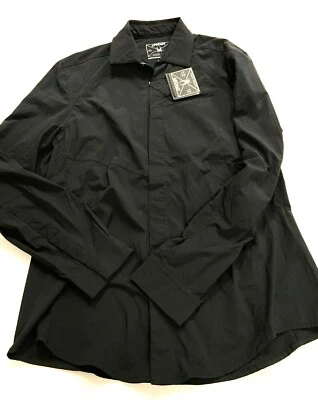 180 美元 Spyder Absolute 长袖衬衫全新带标签,尺寸 S,M,XL 黑色定制纽扣 — 第 1/4 张图片