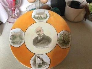 Seltene Carlton Platte mit Darstellung von Sir James M Barrie berühmt für Peter Pan - Bild 1 von 7