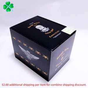 Caja de cigarros de madera vacía Rough Rider Gordo Connecticut 6,5" x 5,25" x 5" - Imagen 1 de 11