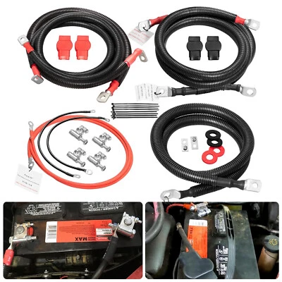 Kit de cables de batería 2298-90 para Ford F250 F350 Excursion 99-03 7,3 L Power Stroke Foto 1 de 4