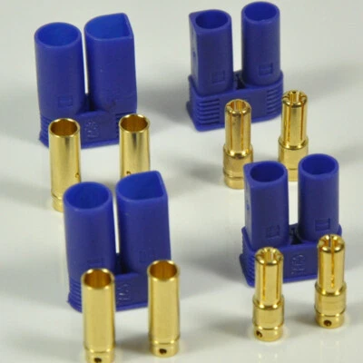 2Sets EC5 5MM Female Male Gold Plated Bullet Connector Plugs For RC Battery - Image 1 of 4