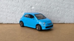 Matchbox MBX ITALIAN ROADS MULTIPACK LOOSE 19 FIAT 500 TURBO BLUE - Picture 1 of 2