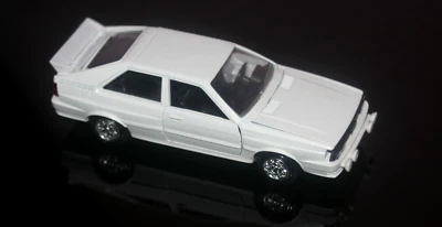 Conrad 1:43 Audi Quattro coupe 1020 openable slightly modified with carboard box - Image 1 of 4