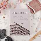 JOY TO KNIT knitting planner, notes and notebook journal, pink