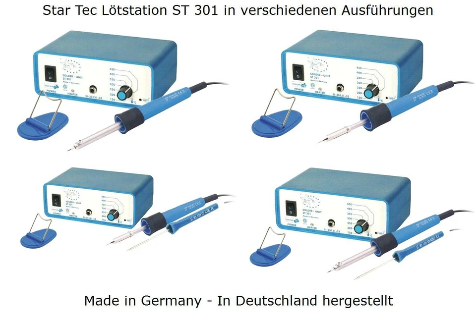 Star Tec Lötstation ST 301, 30 Watt, 150°-450° C - verschiedene Ausführungen