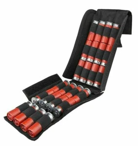 VISM Shotgun Shell Ammo Pouch MOLLE 25Rds Carrier 12ga Tactical Hunt Shoot BLK - Picture 1 of 4