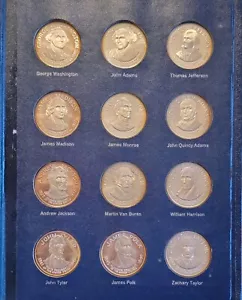 Franklin Mint Treasury Of Presidential Profiles 36-1.04 Oz.Sterling Silver Proof - Picture 1 of 8