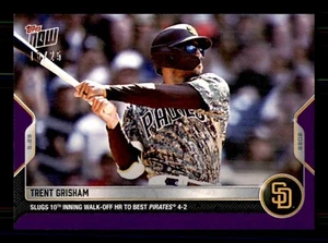 2022 Topps Now Purple Parallel #261 Trent Grisham Padres 18/25 - Imagen 1 de 2