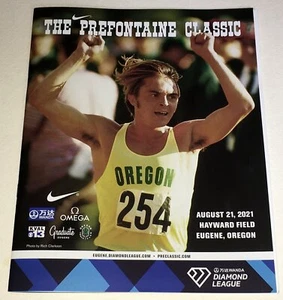 STEVE PREFONTAINE 2021 PRE CLASSIC MINT TRACK PROGRAM + STARTING LISTS - Picture 1 of 7