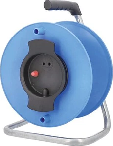 Kabeltrommel leer Leertrommel ca 50m Kabel Camping Verlängerung Kabelroller IP44 - Bild 1 von 1