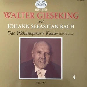 BACH: Das Wohltemperierte Klavier - Gieseking (4-LP-Box Heliodor 2702 701 / NM) - Picture 1 of 3