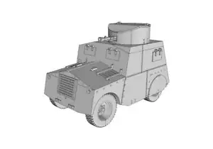Car Beaverette MKIII - UK Army - Bolt Action - wargame3d - 28mm Scale - Bild 1 von 5