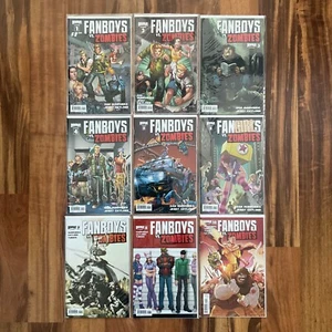Lote de 9 cómics Fanboys vs Zombies #1-8,10 2012 BOOM Studios - Imagen 1 de 3