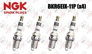 Bujía Genuina NGK IRIDIUM MAX BKR6EIX-11P No.2574 Juego de 4 Larga Vida Japón - Imagen 1 de 7