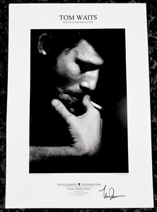 Póster de Tom Waits, East Hollywood 1978 (humo), edición limitada de Ulvis Alberts - Imagen 1 de 2