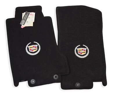 Alfombrillas Cadillac XLR 2004-2007 ébano 2 piezas premium 32 oz 2 capas Instock Foto 1 de 3