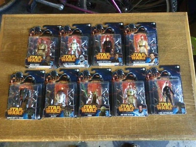 star wars vintage collection "saga legends" lot de 9 figurines sous blisters - Photo 1/2