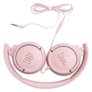 CUFFIA ORIGINALE JBL T500 PIEGHEVOLI ROSA STEREO CAVO MICROFONO SPORT 3,5 BASSI - Imagen 1 de 1