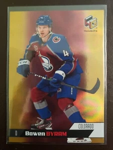 2020-21 Bowen Byram Rookie Hologrfx GOLD Upper Deck Extended Series Hockey... - Picture 1 of 2