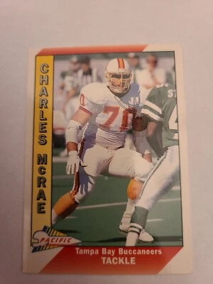 1991 Pacific NFL Football Cards Charles McRae 652 - Image 1 of 2